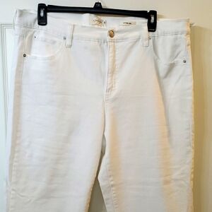Jessica Simpson Women's White Jeans 18W